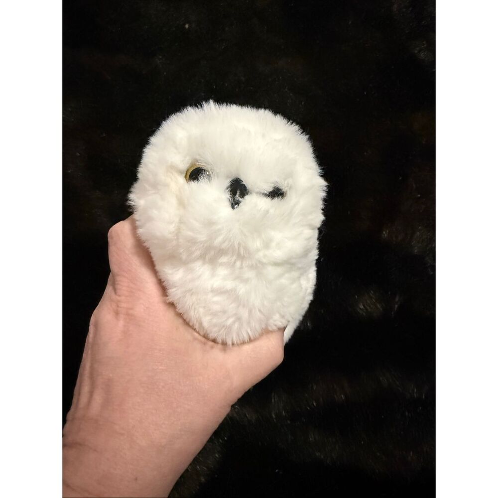Plush White Owl Stuffed Animal - Cuddly Kids Toy